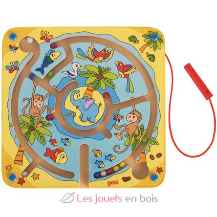 Labyrinthe magnétique - L’ile aux animaux GK53818 Goki 1