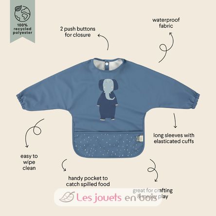 Bavoir à manches imperméable Mrs Elephant TX-96-330 Trixie 3