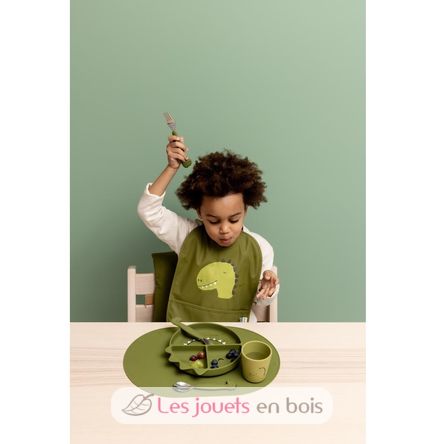 Assiette à compartiments en silicone Mr Dino TX-96-439 Trixie 6