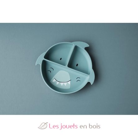 Assiette à compartiments en silicone Mr Shark TX-96-457 Trixie 3