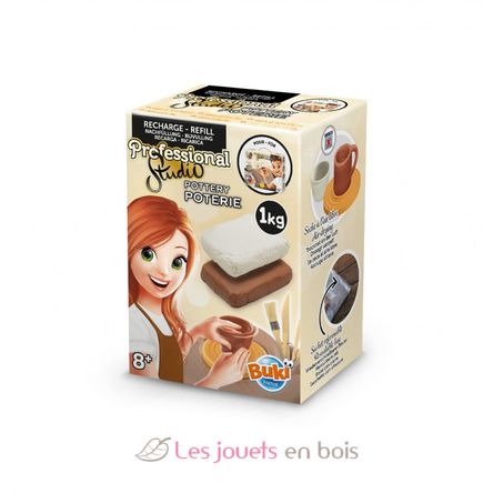 Professional Studio Recharge Poterie - Buki France 5431 - Kit de poterie  pour enfant