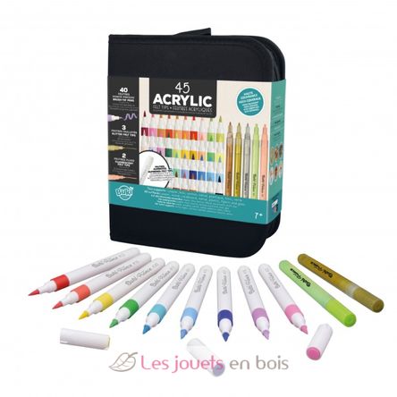 Trousse 45 feutres acryliques BUK5442 Buki France 1