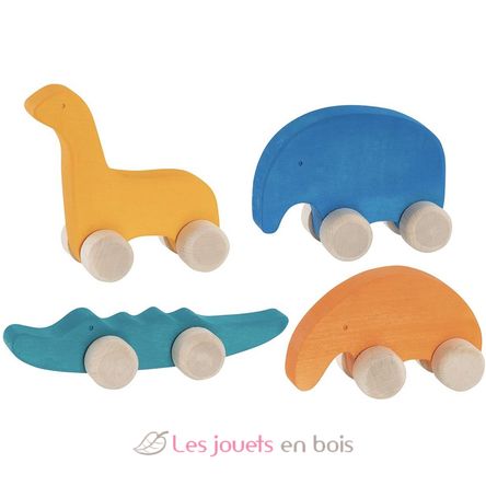 Animaux en bois à pousser GK54857 Goki 1