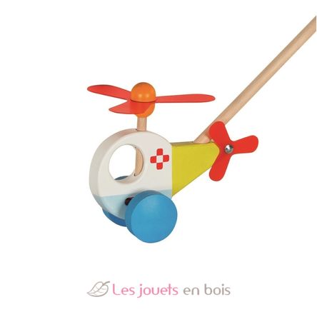 Véhicule à pousser hélicoptère GK54891 Goki 1