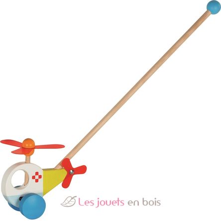 Véhicule à pousser hélicoptère GK54891 Goki 2