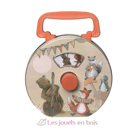 Boite à musique en métal Musiciens EG550240 Egmont Toys 1