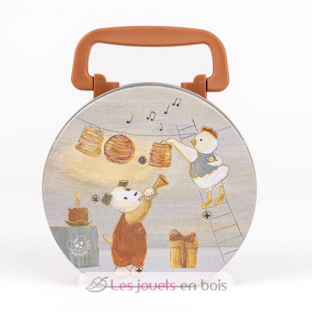Boite à musique en métal Animaux EG550046 Egmont Toys 2