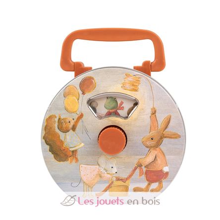 Boite à musique en métal Animaux EG550046 Egmont Toys 1