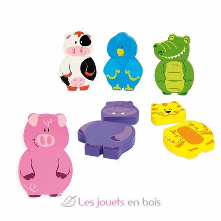 6 Puzzles magnétiques Animaux GO55234-2797 Goula 2