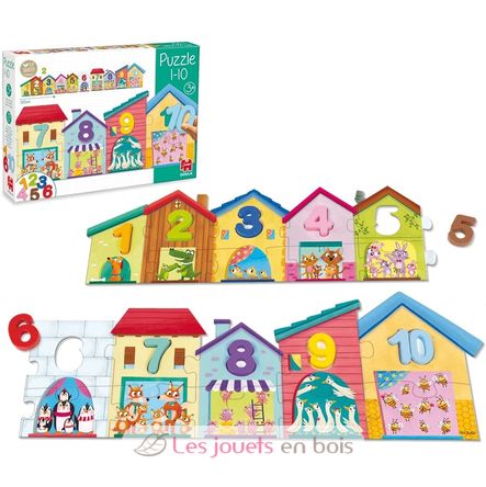 Puzzle chiffres de 1 à 10 GO55260 Goula 5