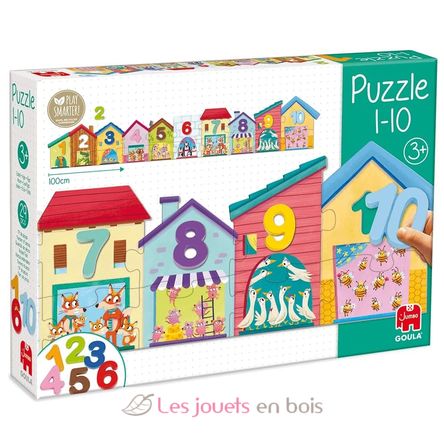 Puzzle chiffres de 1 à 10 GO55260 Goula 1