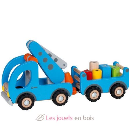 Camion grue avec remorque GK55875 Goki 1