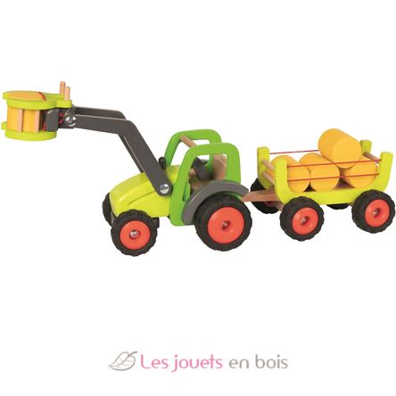 Tracteur avec remorque à foin GK55887 Goki 1