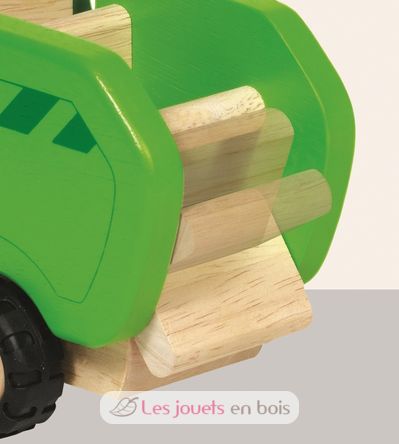 Camion poubelle en bois GK55964 Goki 2