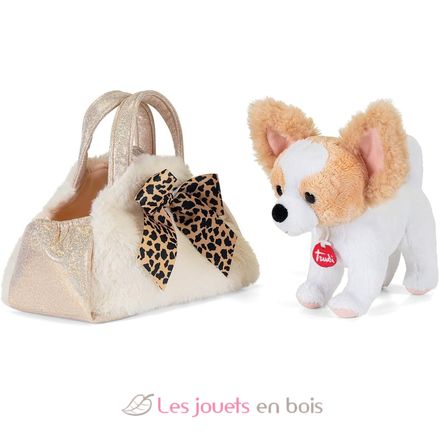 Chien en peluche dans son sac TRU-56080 Trudi 2