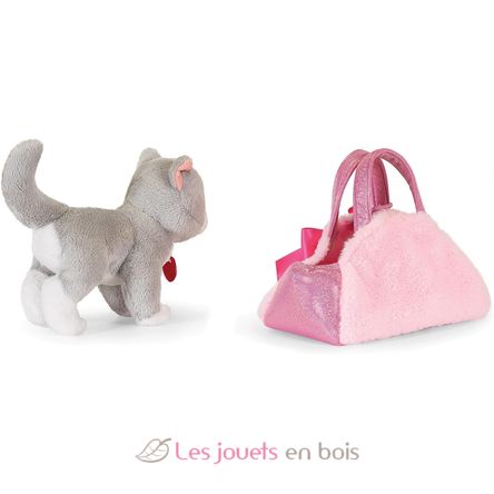 Chat en peluche dans son sac TRU-56081 Trudi 3