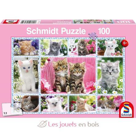 Puzzle Chatons 100 pcs S-56135 Schmidt Spiele 1