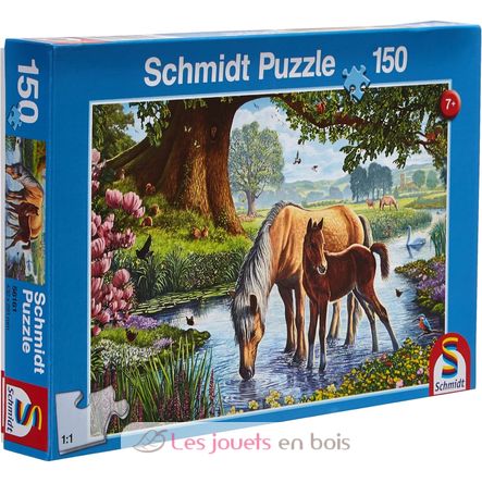 Puzzle Chevaux dans le ruisseau 150 pcs S-56161 Schmidt Spiele 1