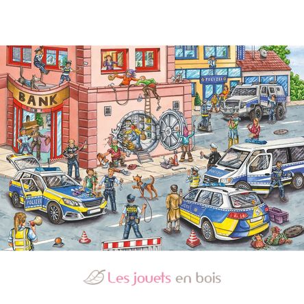 Puzzle Opération de police 100 pcs S-56450 Schmidt Spiele 3