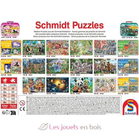 Puzzle Animaux en Afrique 60 pcs S-56454 Schmidt Spiele 4