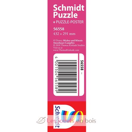 Puzzle Feu de camp Mickey et Minnie 200 pcs S-56558 Schmidt Spiele 2