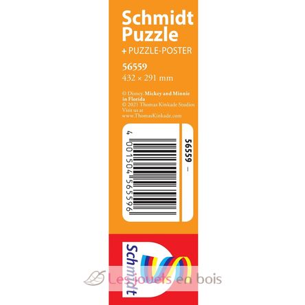 Puzzle Mickey et Minnie en Floride 200 pcs S-56559 Schmidt Spiele 3