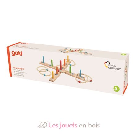 Jeu de lancer d'anneaux coloré GK56801 Goki 2