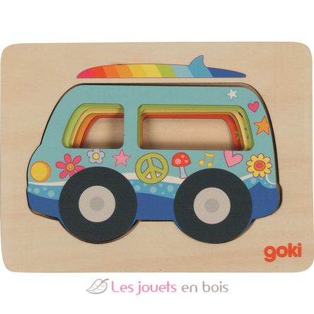 Puzzle à couches Van GK57304 Goki 2