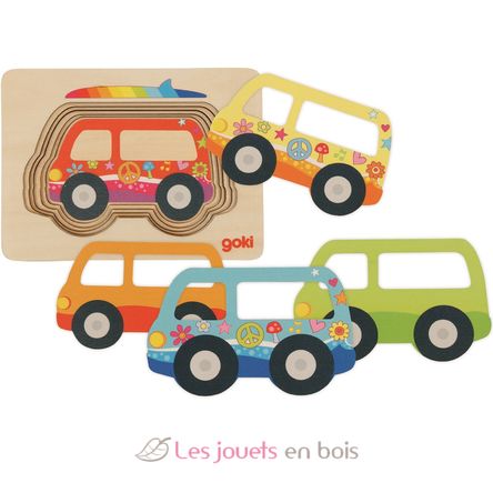 Puzzle à couches Van GK57304 Goki 1