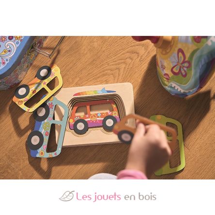 Puzzle à couches Van GK57304 Goki 4