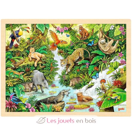 Puzzle Dans la jungle GK57329 Goki 1