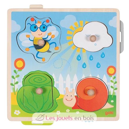 Puzzle avec images cachées - Dans le jardin GK57340 Goki 1