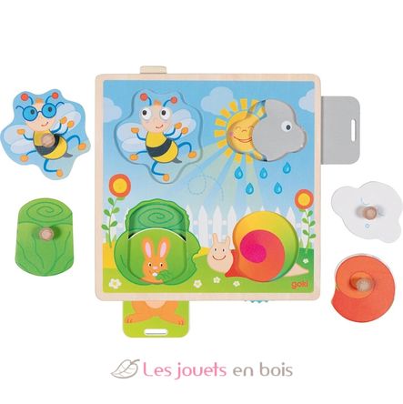 Puzzle avec images cachées - Dans le jardin GK57340 Goki 2