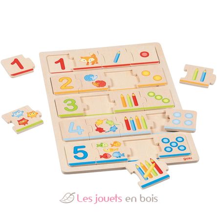 Puzzle apprendre à compter GK57344 Goki 1