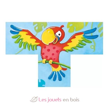 Puzzle de cubes Animaux sauvages GK57434 Goki 5