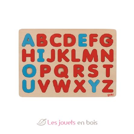 Puzzle alphabet, méthode Montessori GK57453 Goki 1