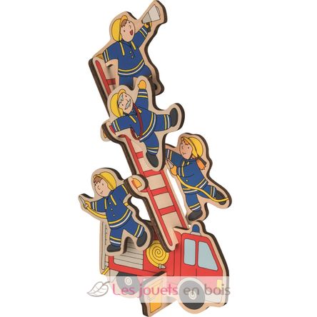 Puzzle à empiler Pompiers GK57471 Goki 2