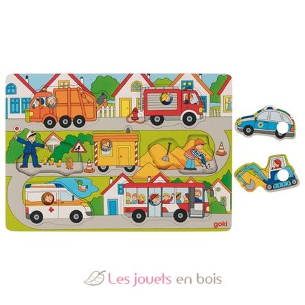 Puzzle Dans la rue GK57474 Goki 2