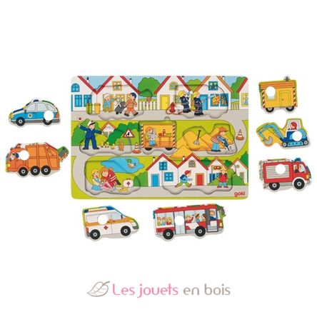 Puzzle Dans la rue GK57474 Goki 3