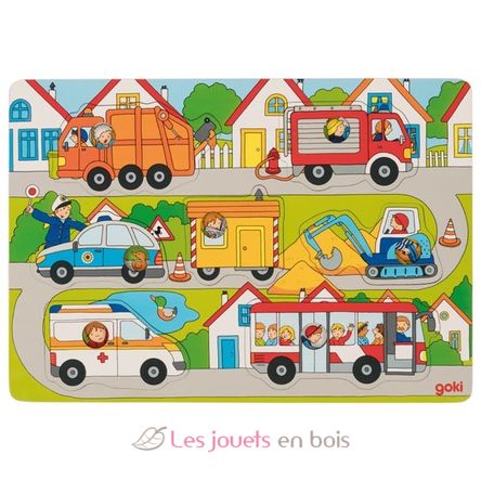 Puzzle Dans la rue GK57474 Goki 1