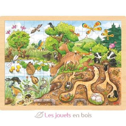 Puzzle Découverte de la nature GK57582 Goki 1