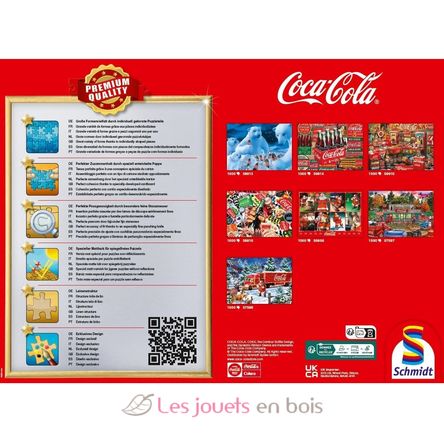 Puzzle Camion de Noël Coca Cola 1000 pcs S-57598 Schmidt Spiele 2