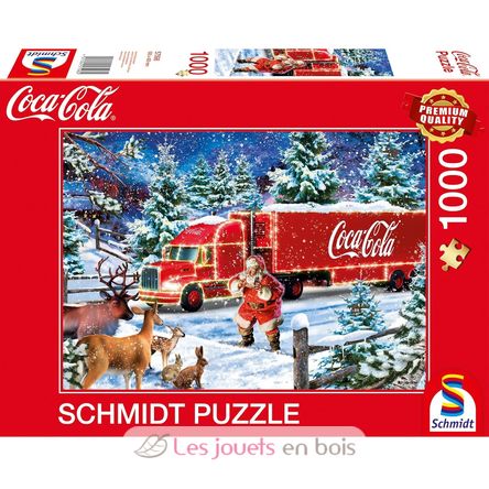 Puzzle Camion de Noël Coca Cola 1000 pcs S-57598 Schmidt Spiele 1