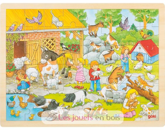 Puzzle Mini-Ferme GK57685 Goki 1