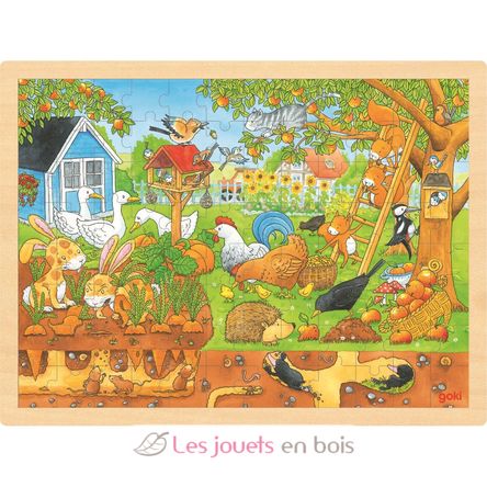 Puzzle Notre jardin GK57743 Goki 1