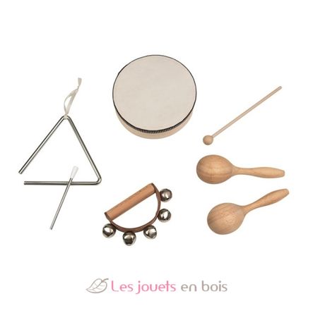 Set de 4 Instruments de Musique Jouets Percussion de Bois pour Enfants  Xylophone