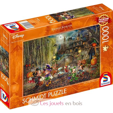Puzzle Mickey et Minnie fêtent Halloween 1000 pcs S-58033 Schmidt Spiele 4