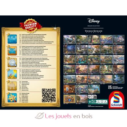 Puzzle Raiponce emmêlée dans l'amour 1000 pcs S-58034 Schmidt Spiele 3