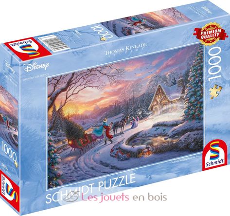 Puzzle Cendrillon ramène le sapin 1000 pcs S-58035 Schmidt Spiele 4