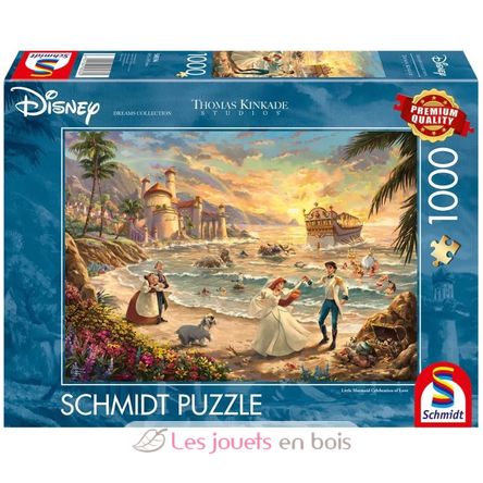 Puzzle Mariage de la Petite Sirène 1000 pcs S-58036 Schmidt Spiele 1